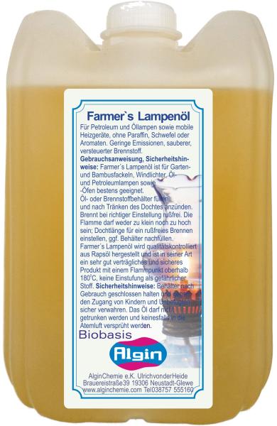 Lampenöl BIO-Basis Citronella 5L HDPE Kanister